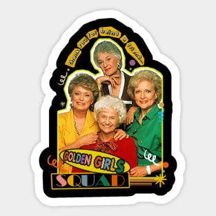 golden squad thank you for being a friend Sticker